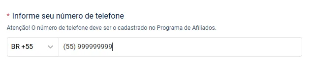 Número de telefone