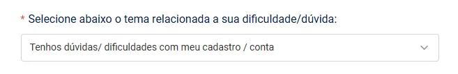 Tema da dúvida